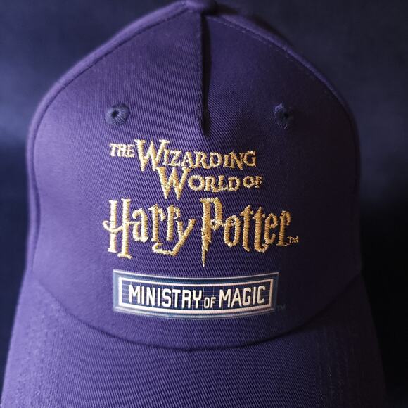 Wizarding World of Harry Potter Ministry of Magic Blue Universal Studios Hat Cap - Picture 6 of 14